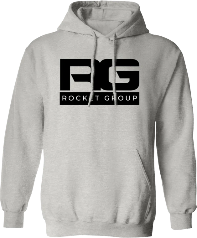 Rocket Group gray hoodie