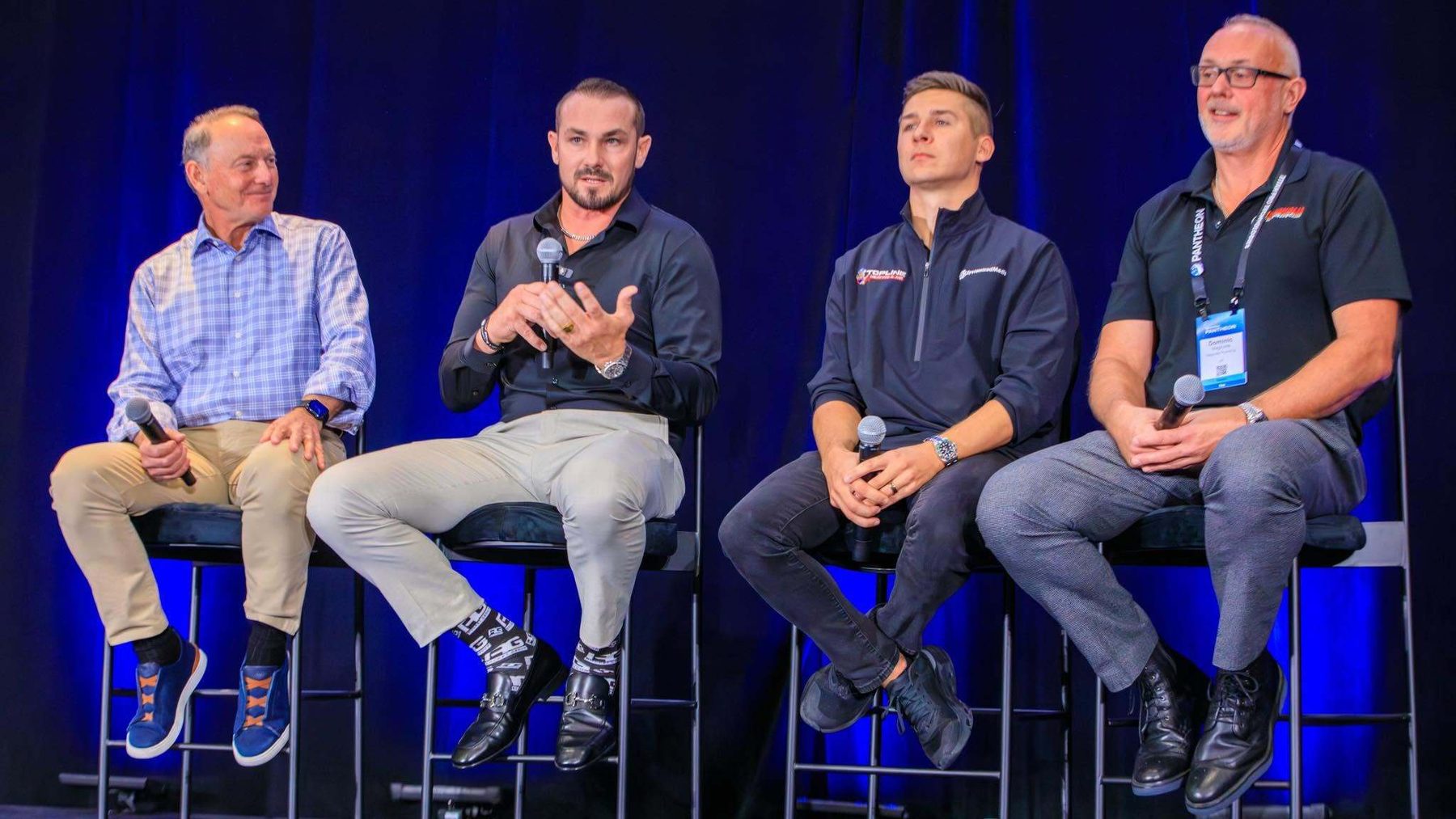 Rocket Group leaders on stage