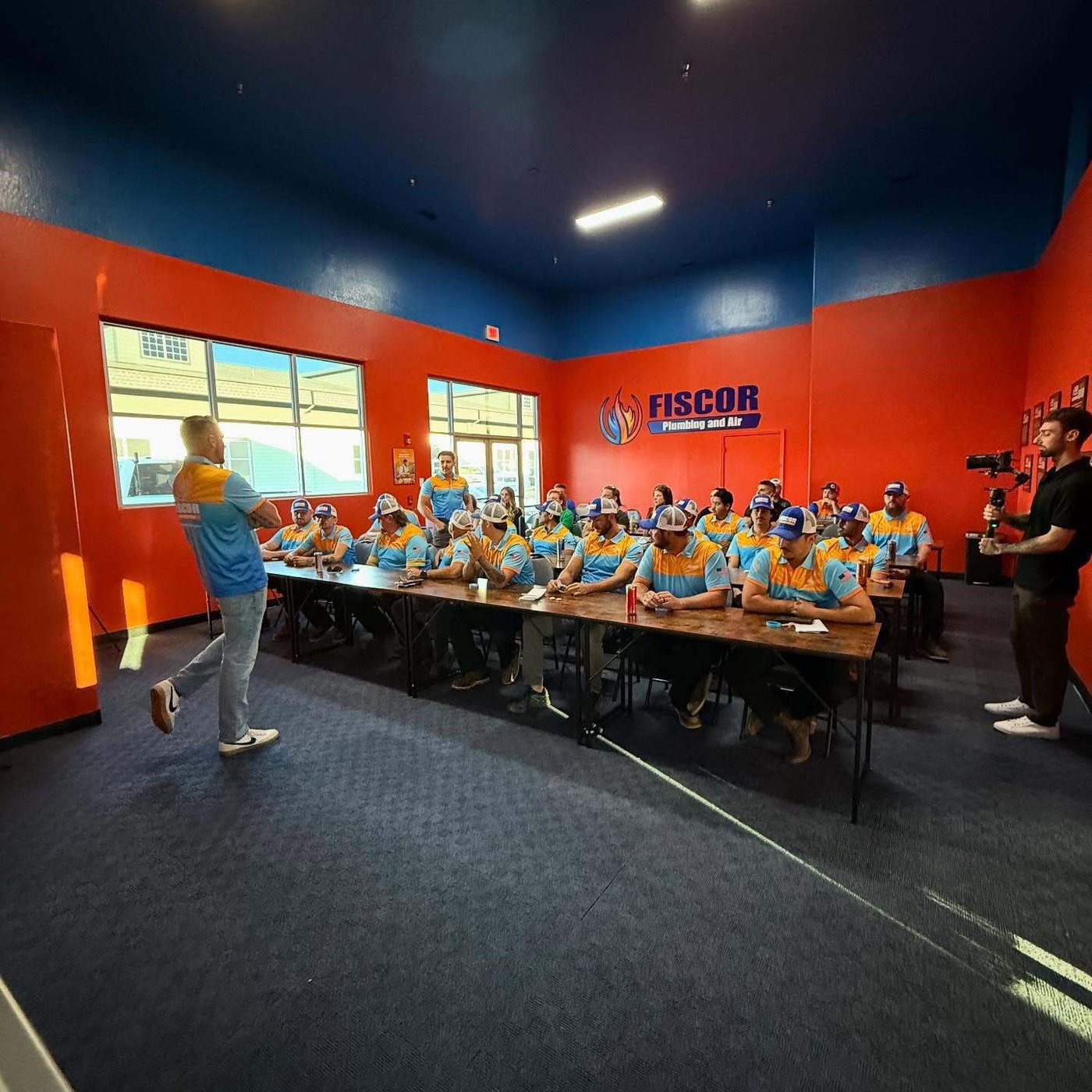 Fiscor team in a training session