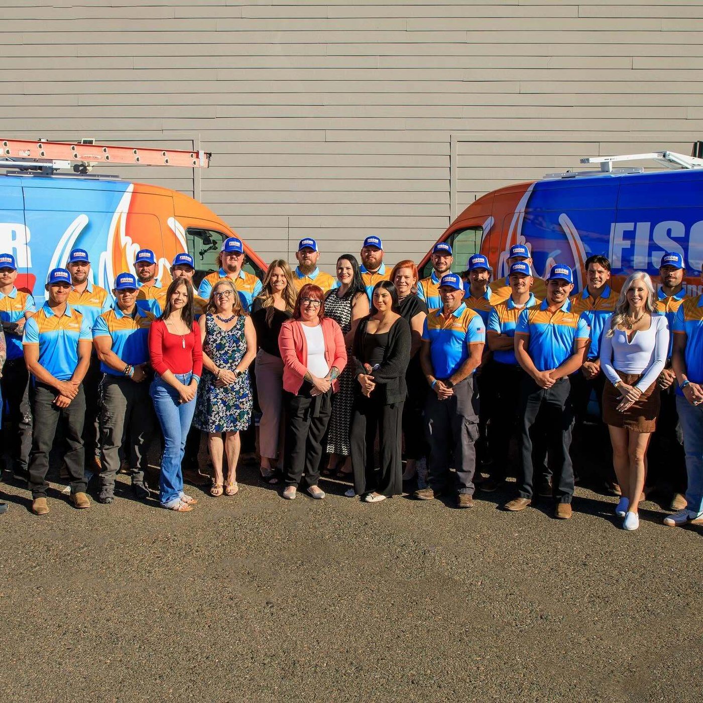 The Fiscor Plumbing and Air crew